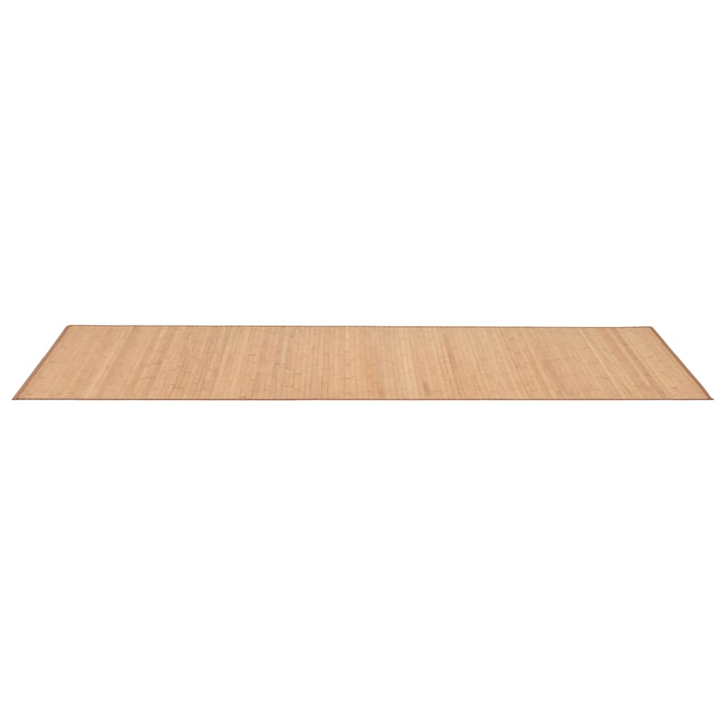 247205 vidaXL Rug Bamboo 80x200 cm Brown