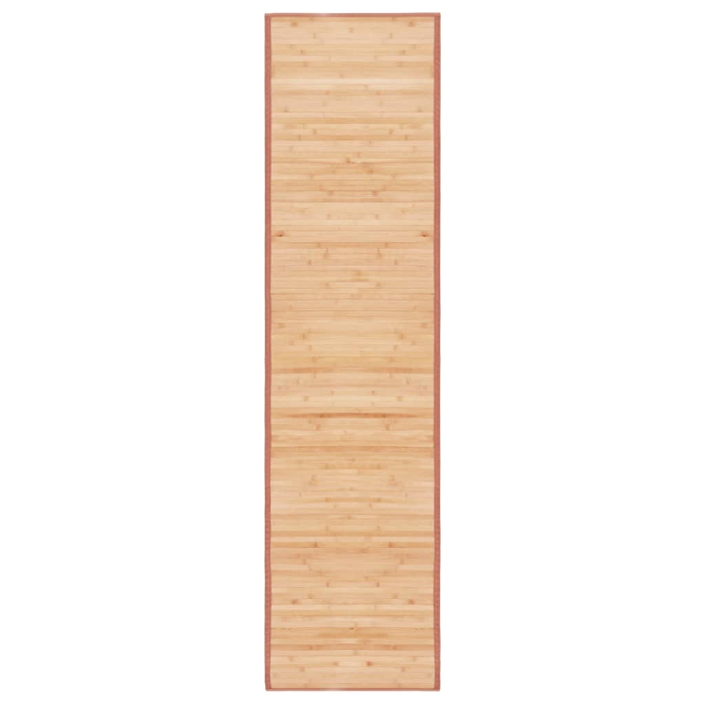 247206 vidaXL Rug Bamboo 80x300 cm Brown