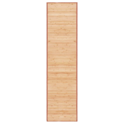 247206 vidaXL Rug Bamboo 80x300 cm Brown