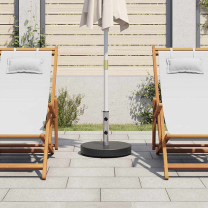 Parasol Base Granite 28.5 kg Round Black