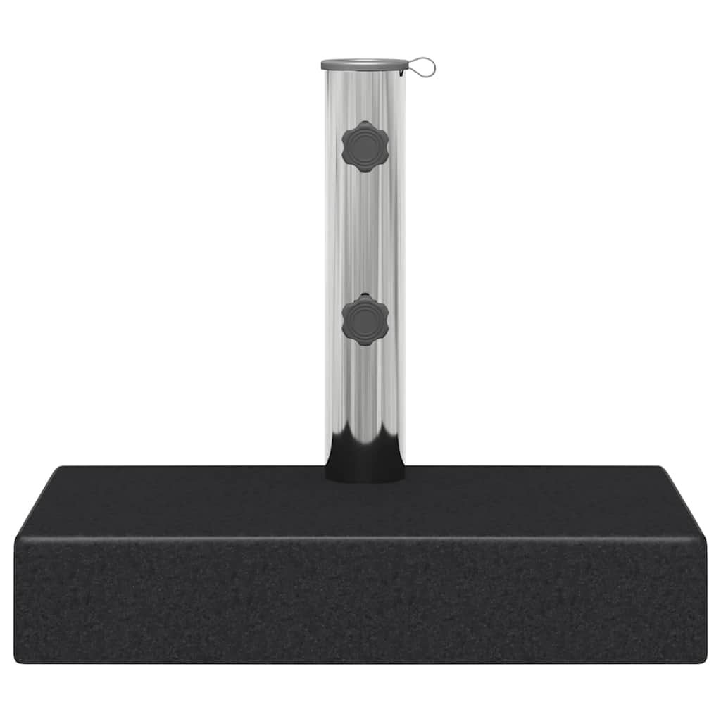 Parasol Base Granite 55.1 lb Rectangular Black