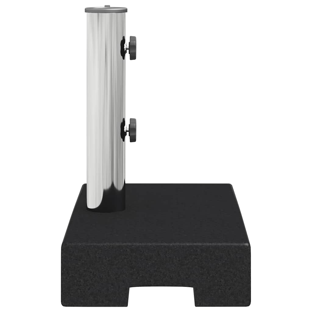 Parasol Base Granite 55.1 lb Rectangular Black