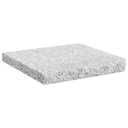 Umbrella Weight Plate Granite 25 kg Square Grey