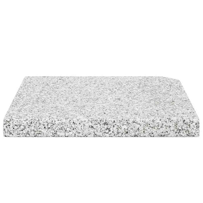 Umbrella Weight Plate Granite 25 kg Square Grey