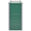 Garden Raised Bed Galvanized Steel 63"x15.7"x31.3" Green