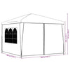 Party Tent 3x3 m Green