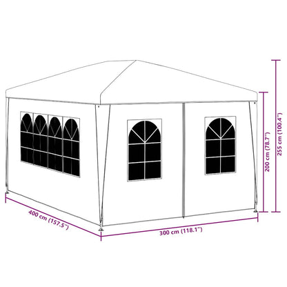 Party Tent 3x4 m Anthracite