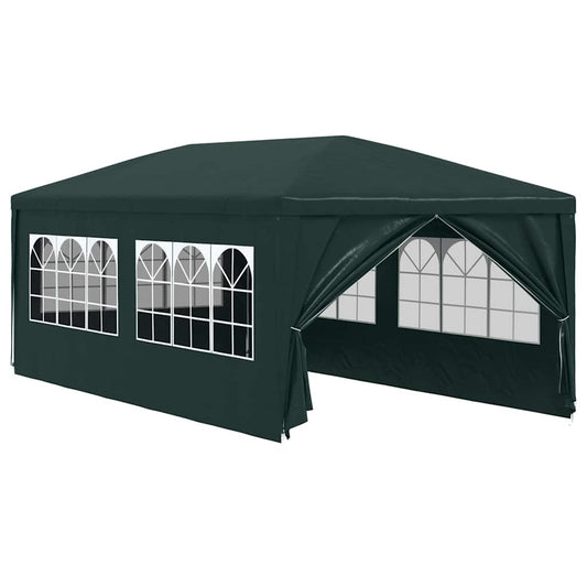 Partytent | Green | Polyethylene, Steel | 3x6 m | UV-resistant materials