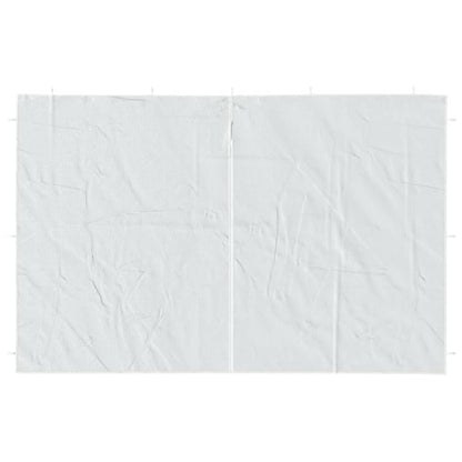 Party Tent Sidewall 2 pcs with Zipper PE White