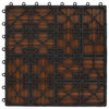11 pcs Decking Tiles WPC 11.8"x11.8" 1 sqm Brown