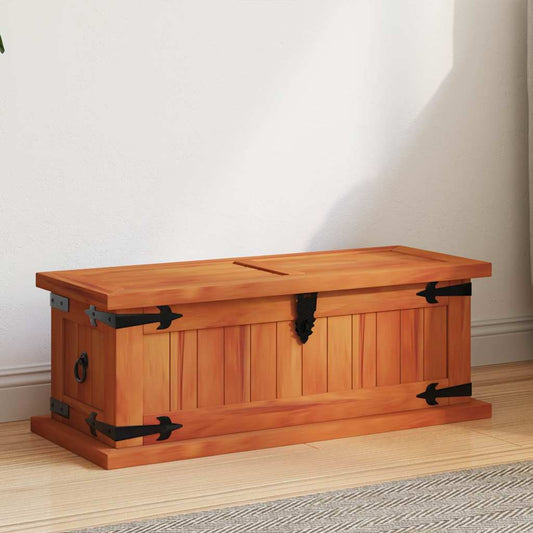 Storage Chest | Brown | Solid acacia wood, MDF | 60x25x22 cm