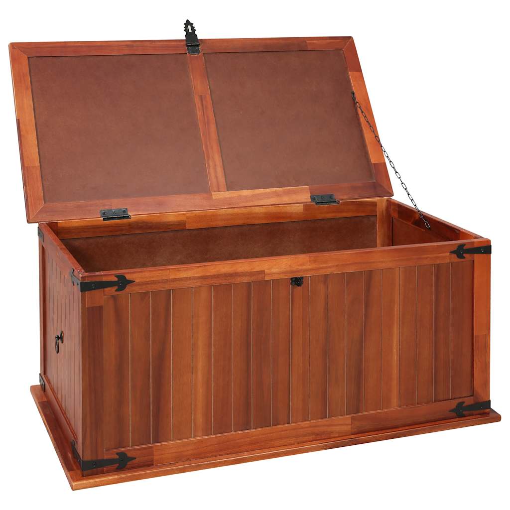 Storage Chest | Brown | Solid acacia wood, MDF | 79 x 34 x 32 cm