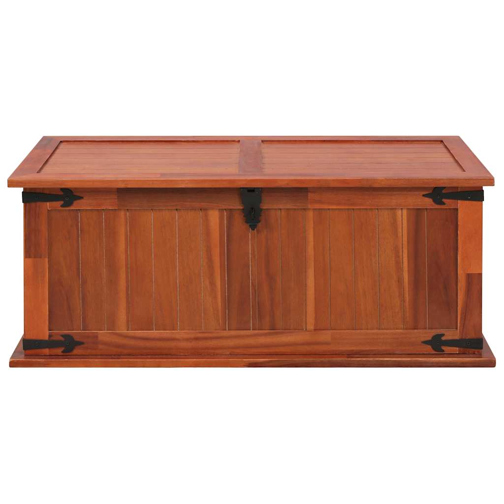Storage Chest | Brown | Solid Acacia wood, MDF | 90 cm x 45 cm x 40 cm