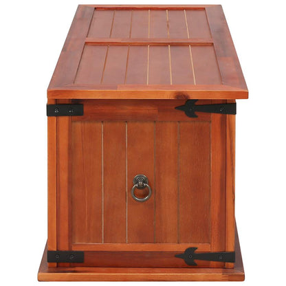 Storage Chest | Brown | Solid Acacia wood, MDF | 90 cm x 45 cm x 40 cm