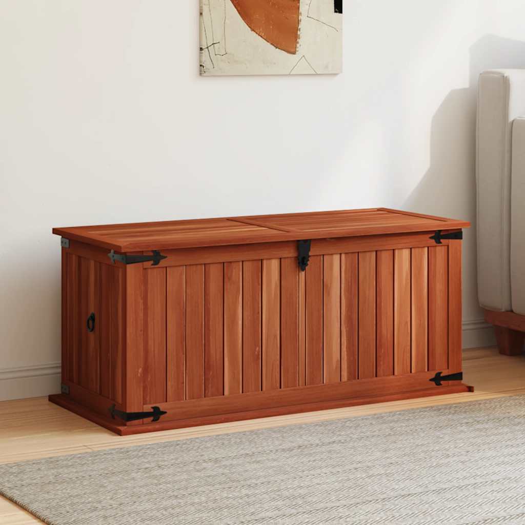 Storage Chest | Brown | Solid Acacia wood, MDF | 90 cm x 45 cm x 40 cm