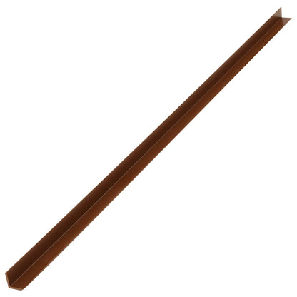 5 pcs Decking Angle Trims WPC 170 cm Light Brown