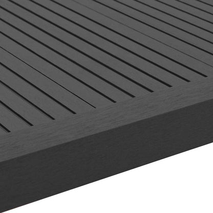 5 pcs Decking Angle Trims WPC 170 cm Black