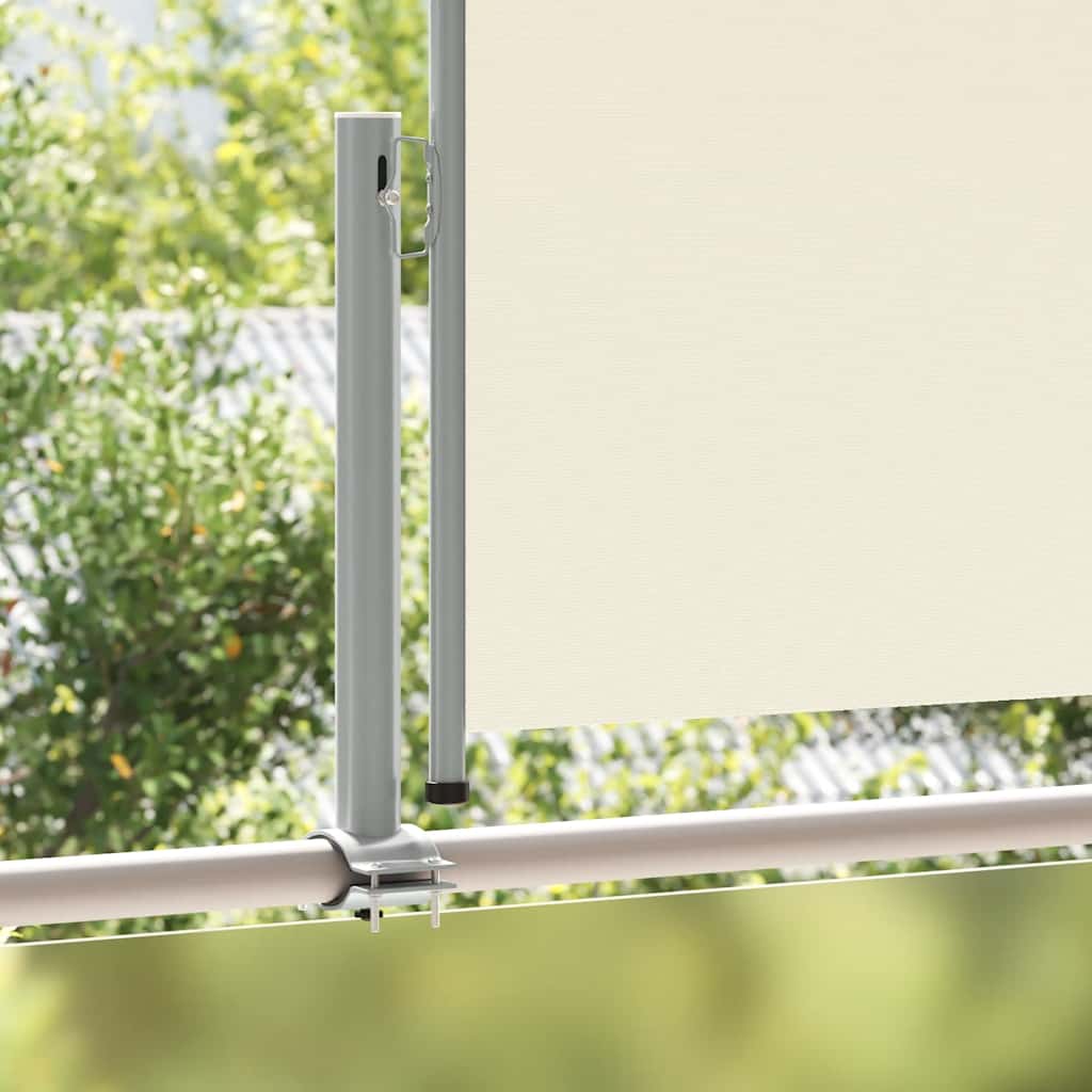 Patio Retractable Side Awning 100 x 300 cm Cream