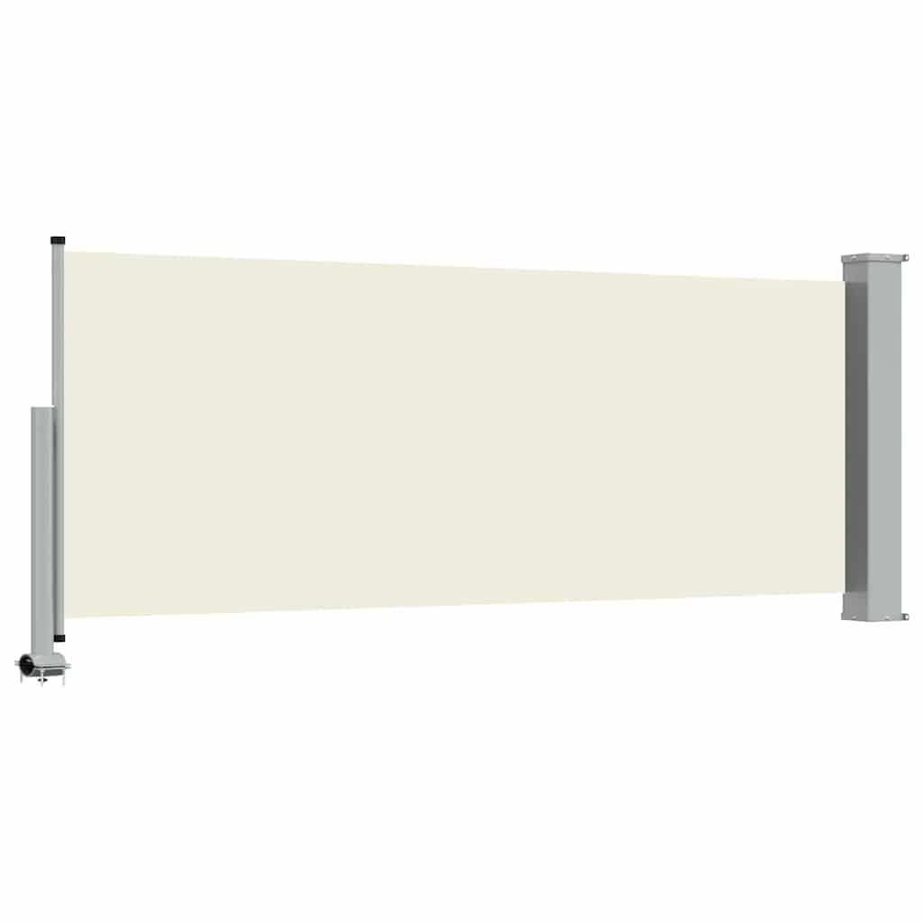 Patio Retractable Side Awning 100 x 300 cm Cream