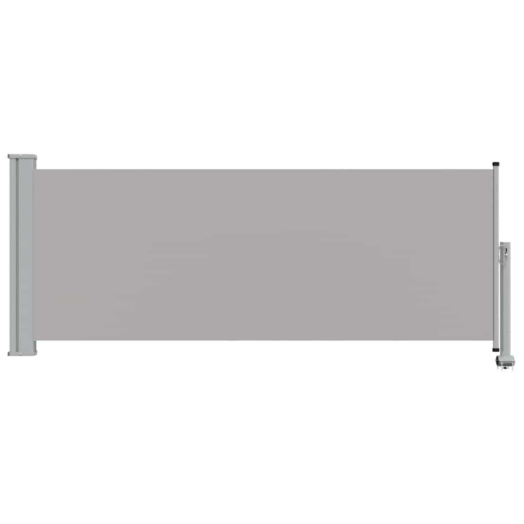 Patio Retractable Side Awning 100 x 300 cm Grey