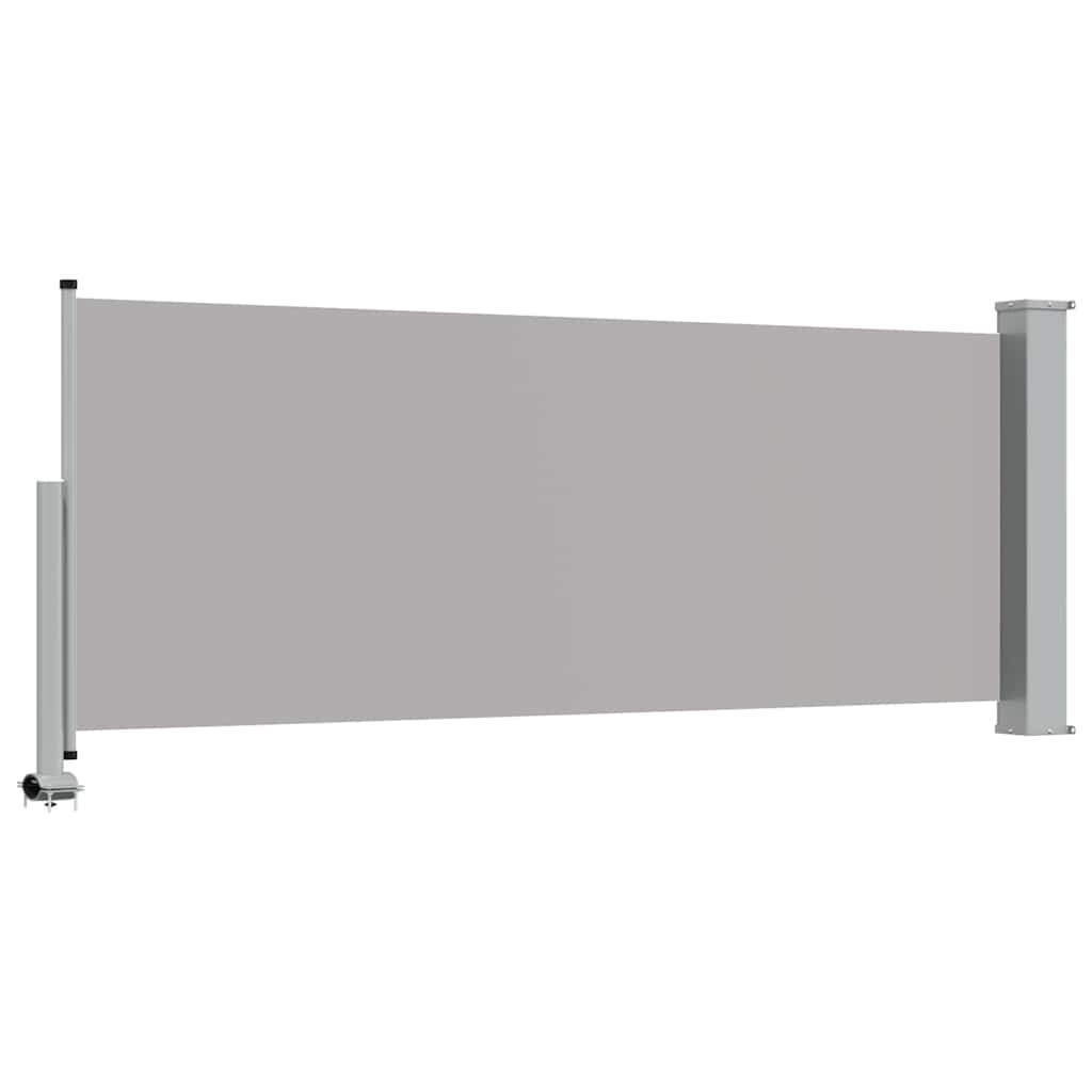 Patio Retractable Side Awning 100 x 300 cm Grey