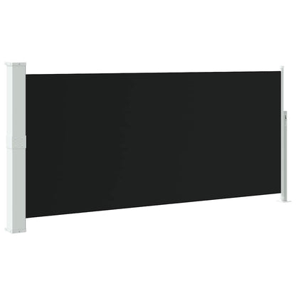 Retractable Side Awning 55.1"x118.1"Black