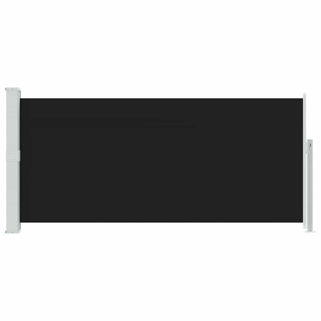 Retractable Side Awning 55.1"x118.1"Black