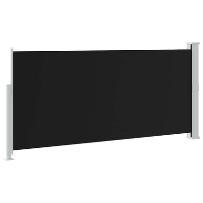 Retractable Side Awning 55.1"x118.1"Black