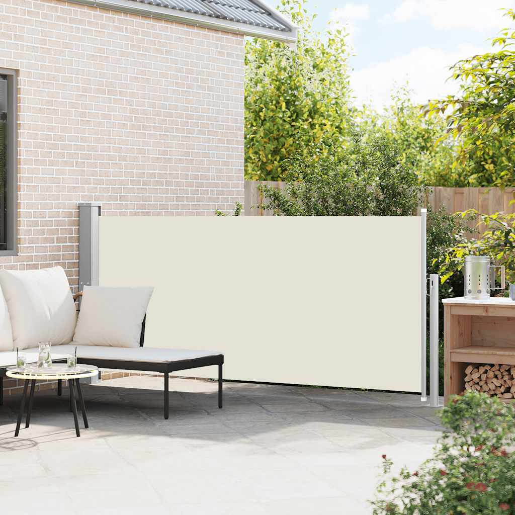 Side Awning | Cream, Green Grey