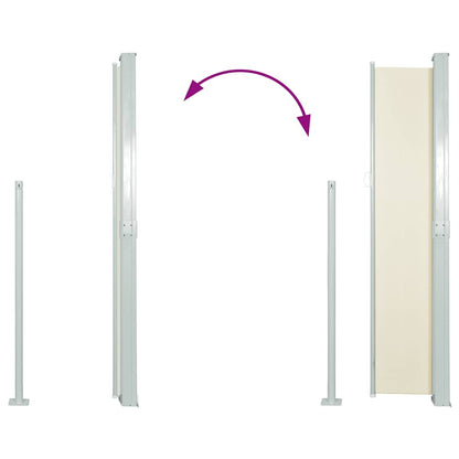 Side Awning | Cream, Green Grey