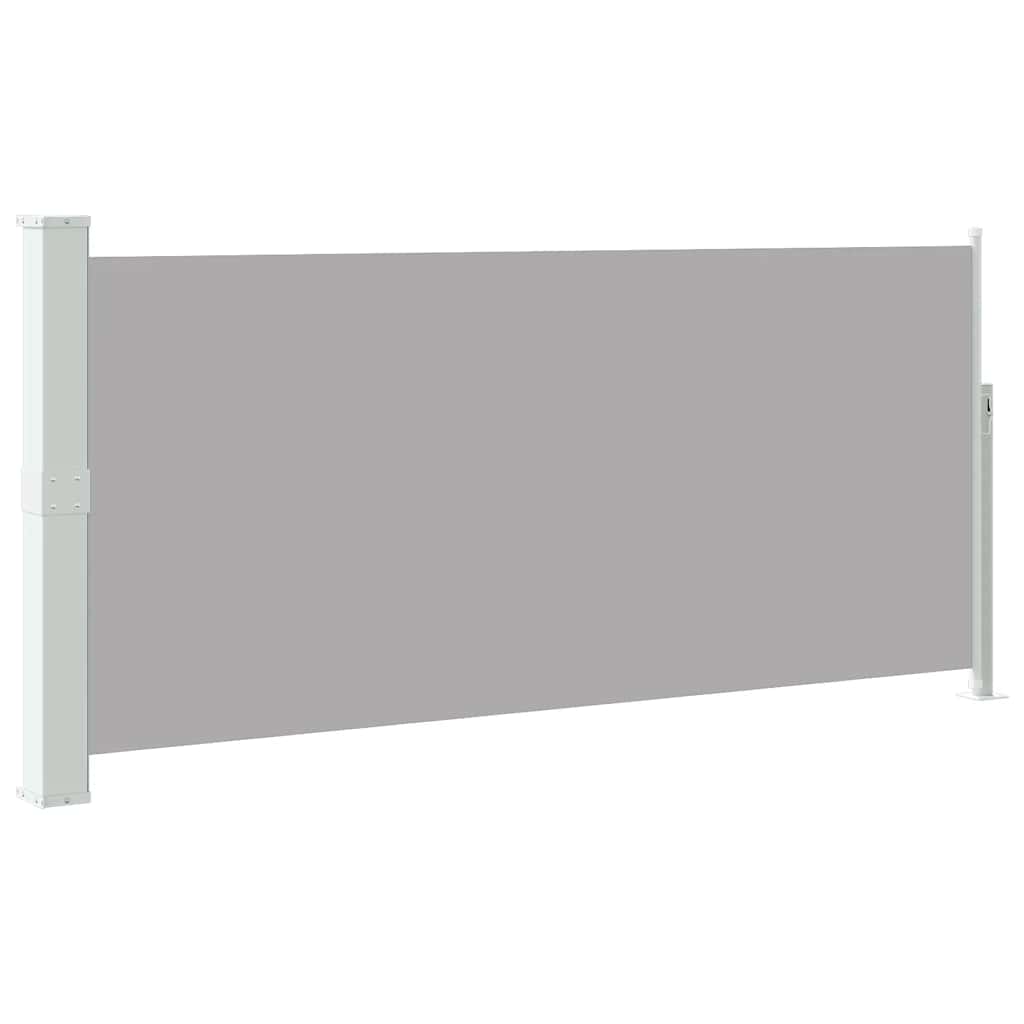 Side Awning Green grey 100% Polyester fabric, Steel frame