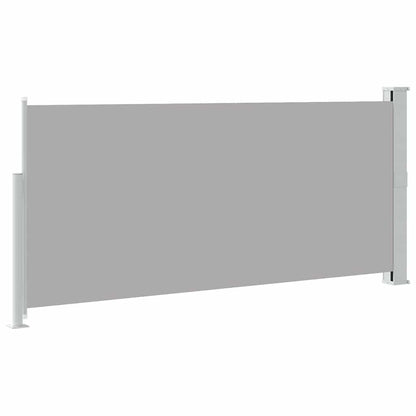 Side Awning Green grey 100% Polyester fabric, Steel frame
