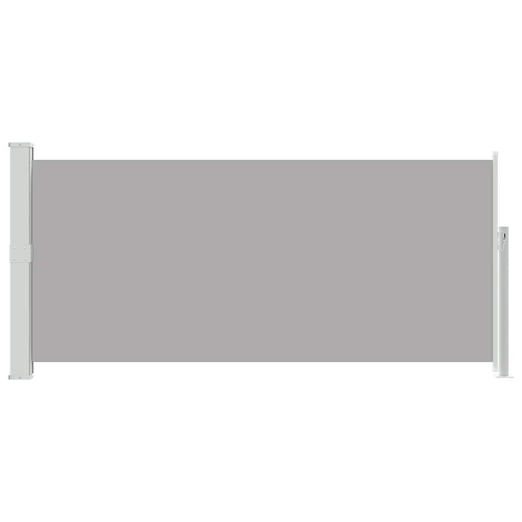 Side Awning Green grey 100% Polyester fabric, Steel frame
