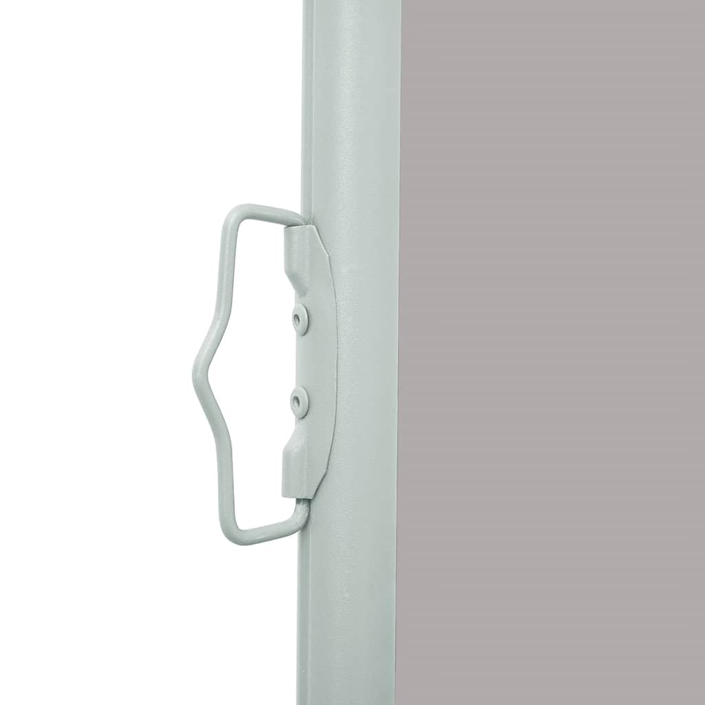 Side Awning Green grey 100% Polyester fabric, Steel frame
