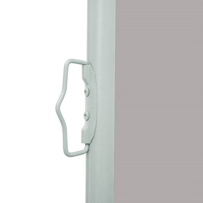 Side Awning Green grey 100% Polyester fabric, Steel frame