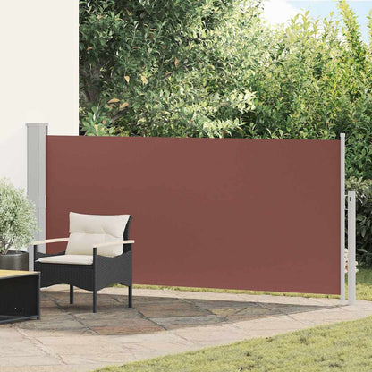 Side Awning | Brown | Steel frame, 100% polyester fabric with PU coating