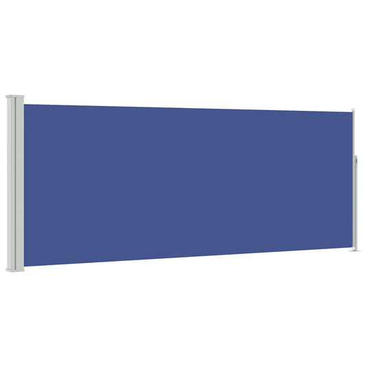 Retractable Side Awning 117x314 cm Blue
