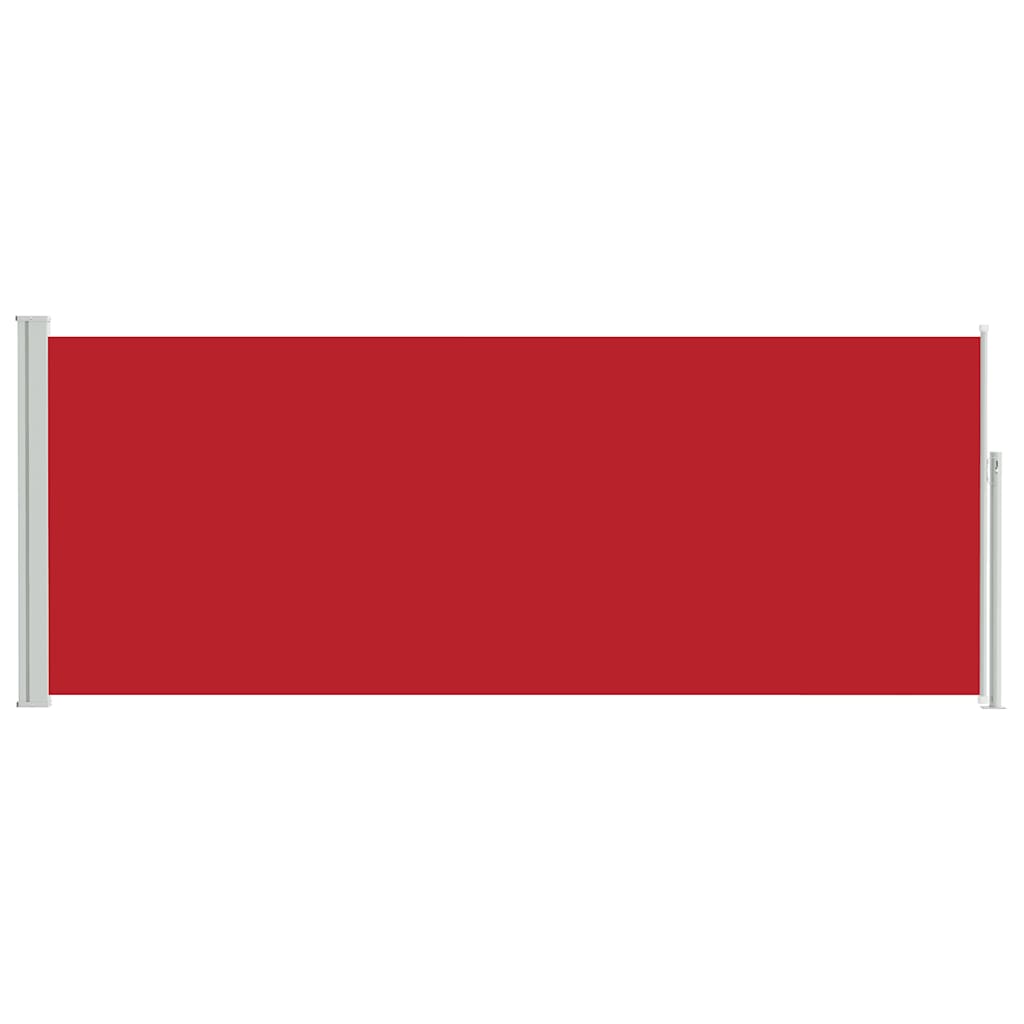 Retractable Side Awning 120 x 300 cm Red