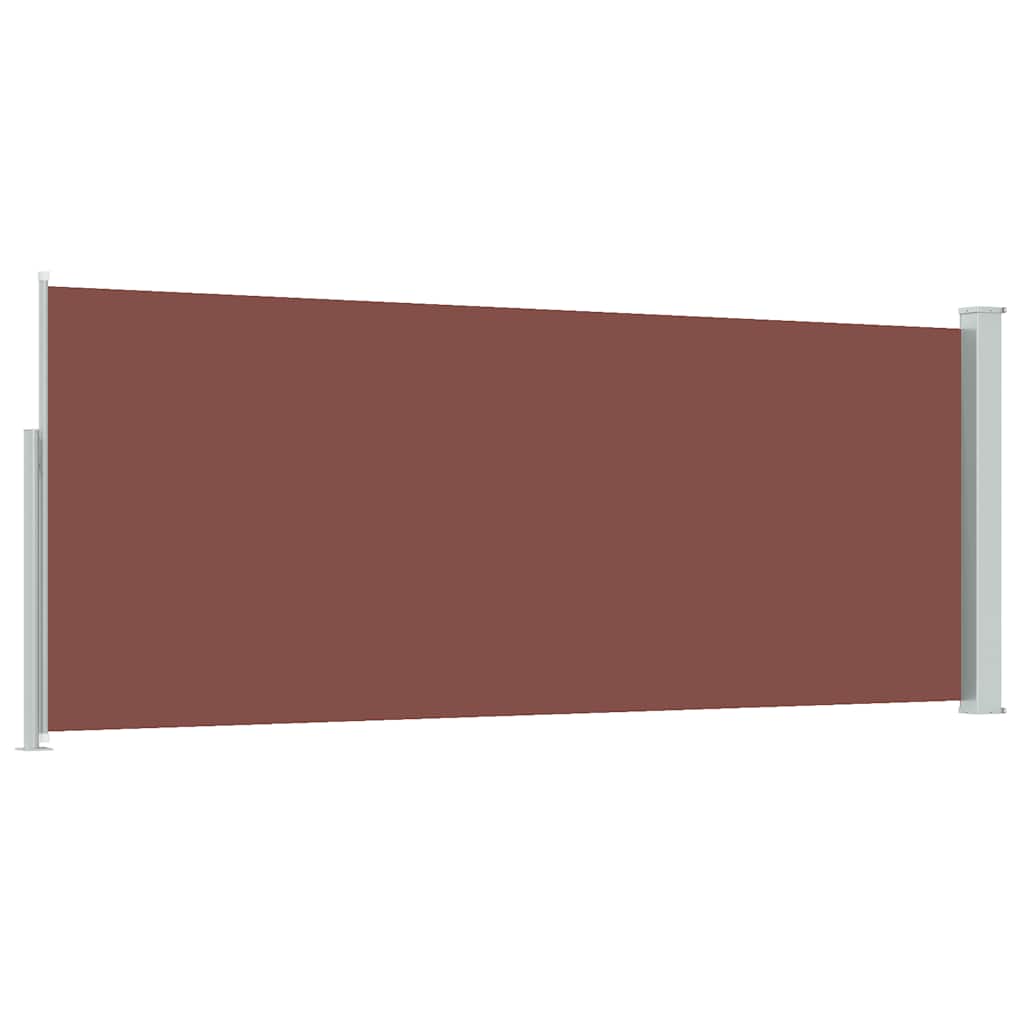 Retractable Side Awning 120 x 300 cm Brown