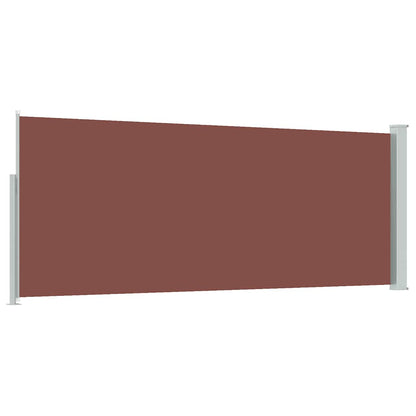 Retractable Side Awning 120 x 300 cm Brown