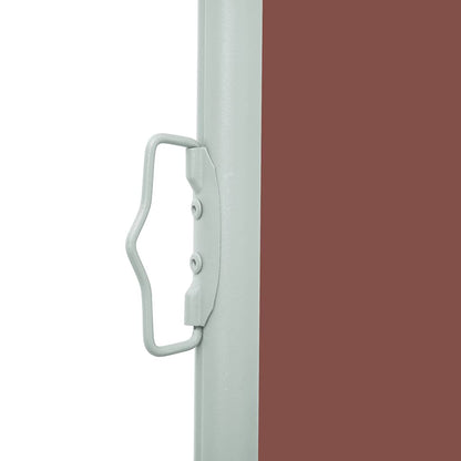Retractable Side Awning 120 x 300 cm Brown
