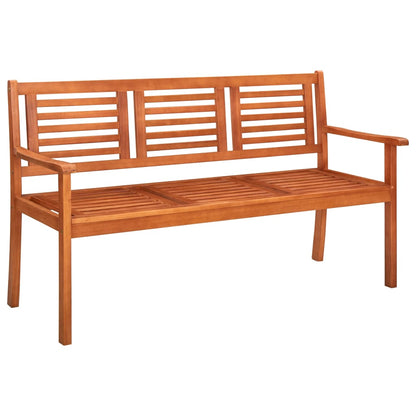 Bench | Natural Brown | Solid Eucalyptus Wood | Large | Durable