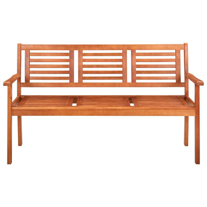 Bench | Natural Brown | Solid Eucalyptus Wood | Large | Durable