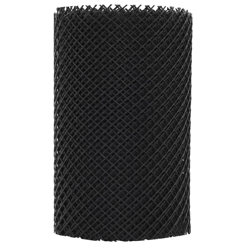 4 Piece Gutter Mesh with Clips HDPE 1.08 ㎡