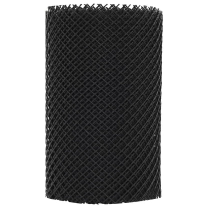 4 Piece Gutter Mesh with Clips HDPE 1.08 ㎡