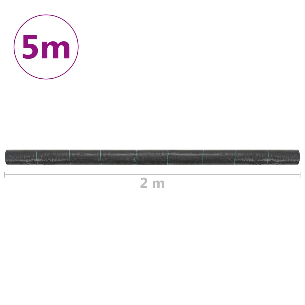 Weed & Root Control Mat PP 6.6'x16.4'Black
