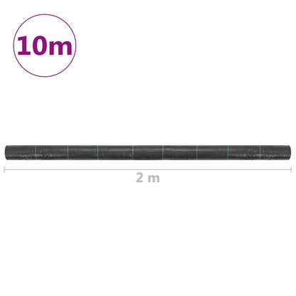 Weed & Root Control Mat PP 6.6'x32.8'Black
