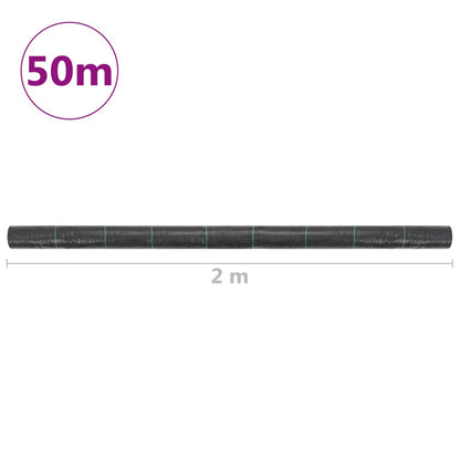 Weed & Root Control Mat PP 6.6'x164'Black