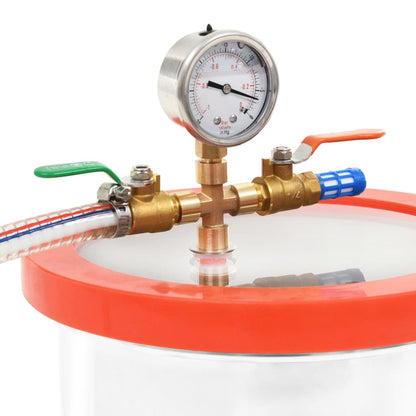 143866 vidaXL Vacuum Chamber Stainless Steel 11,42 L