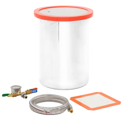 143868 vidaXL Vacuum Chamber Stainless Steel 22,7 L